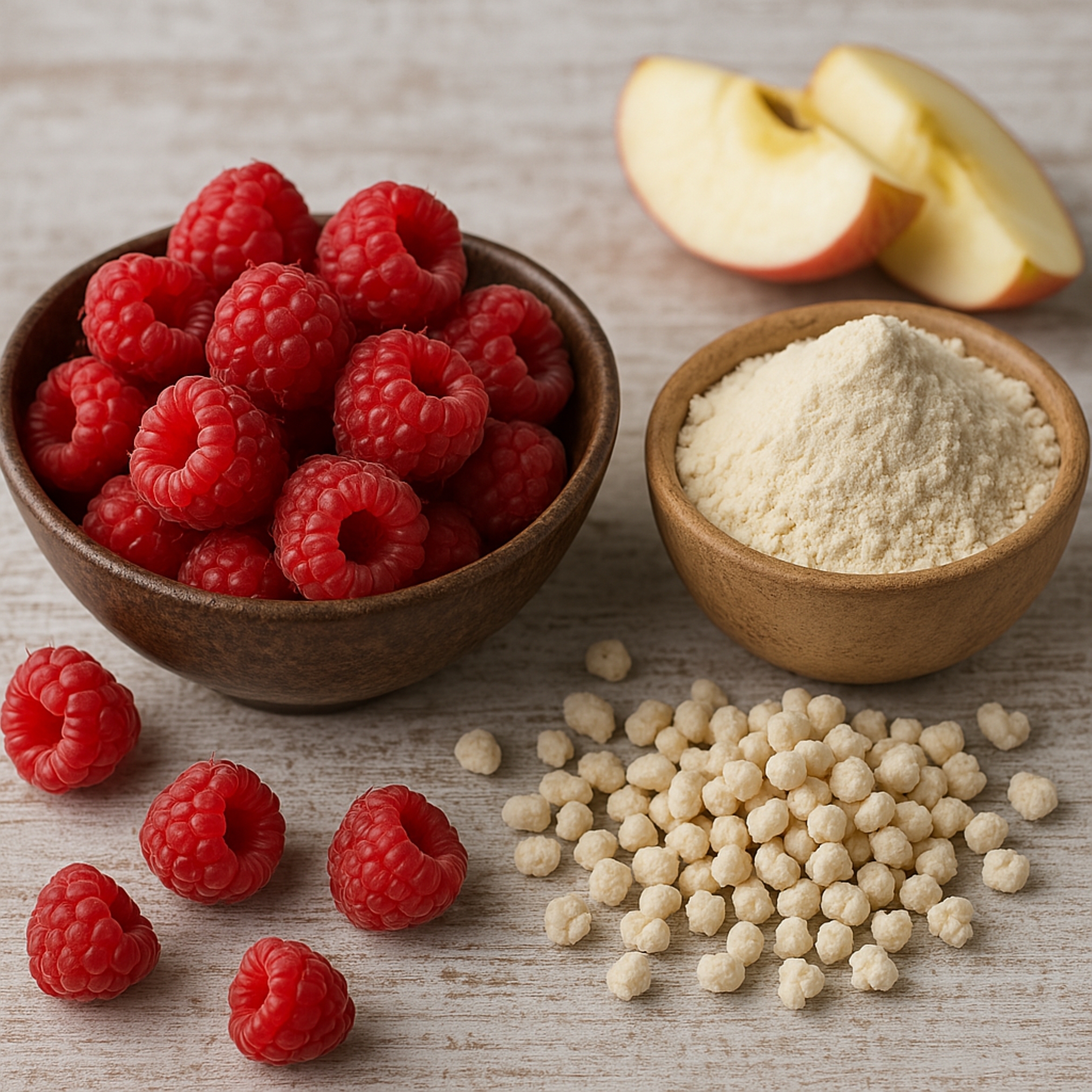 Protein enriched fruit snacks